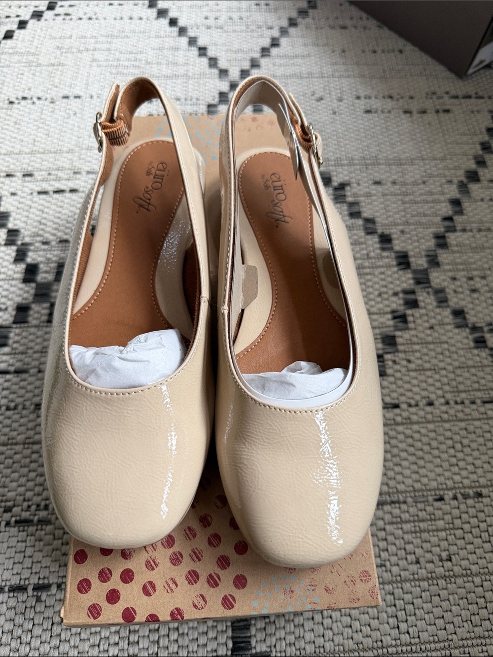 Eurosoft Kelsa Beige Slingbacks